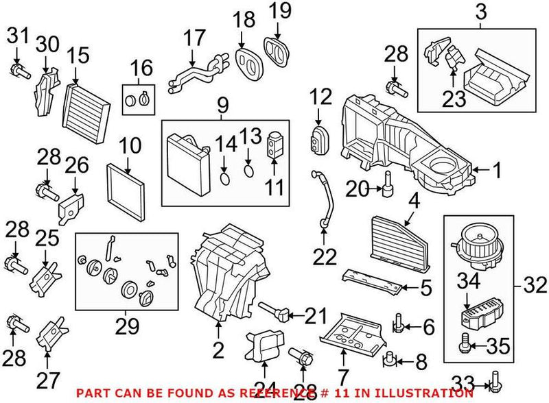 Genuine VW/Audi A/C Expansion Valve 8U0820679