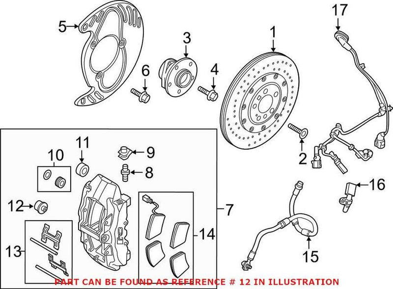 Disc Brake Low Frequency Noise Damper – Front
