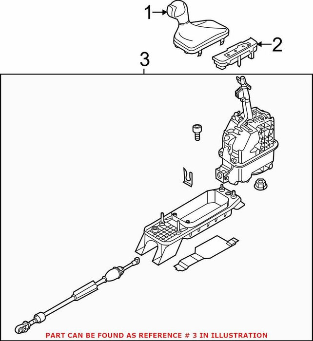 Genuine VW/Audi Automatic Transmission Shift Lever 8V1713023AG