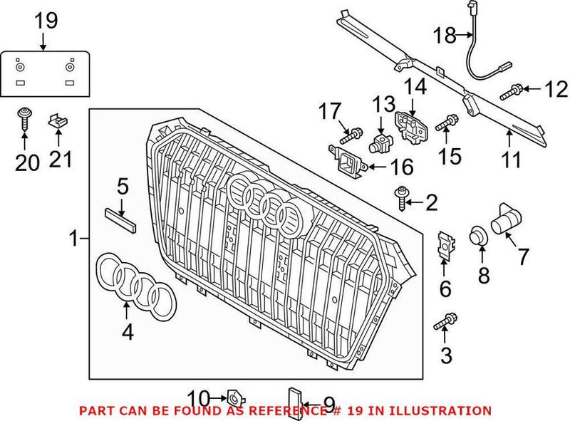 License Plate Bracket – Front
