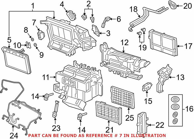 Genuine VW/Audi A/C Expansion Valve 8W0816679