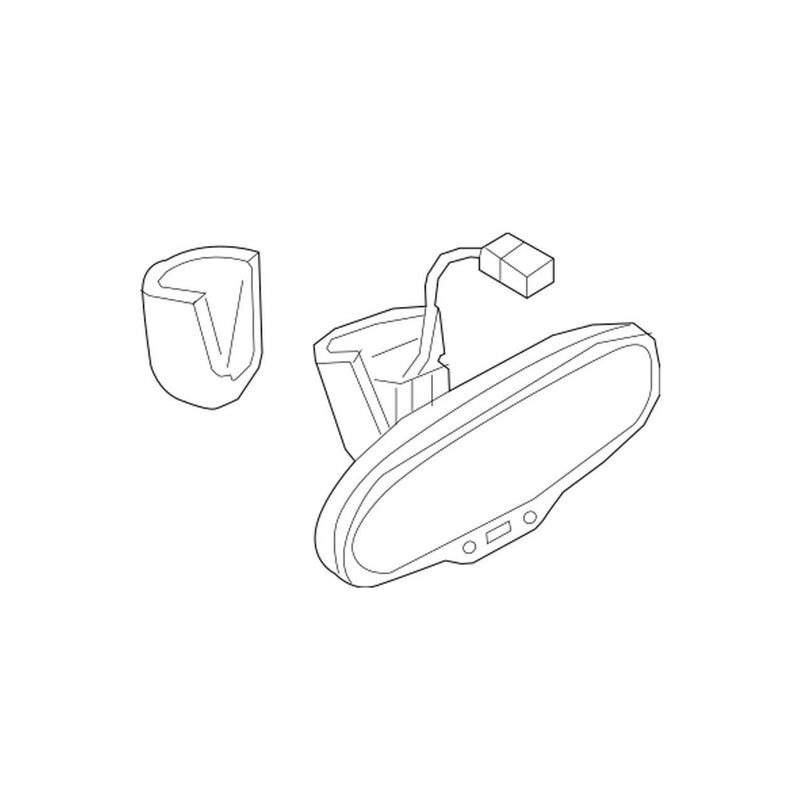 Genuine VW/Audi Interior Rear View Mirror 8W0857511B9B9 – Genuine VW/Genuine VW/Audi