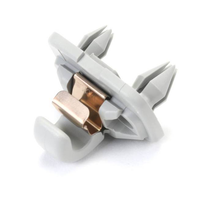 Genuine VW/Audi Sun Visor Holder (Silver) 8W0857562AEP5