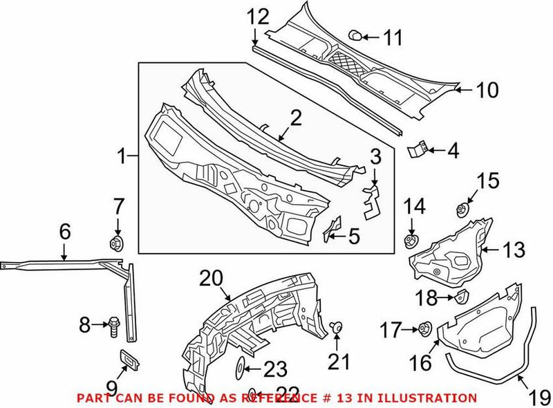Genuine VW/Audi Sound Absorber