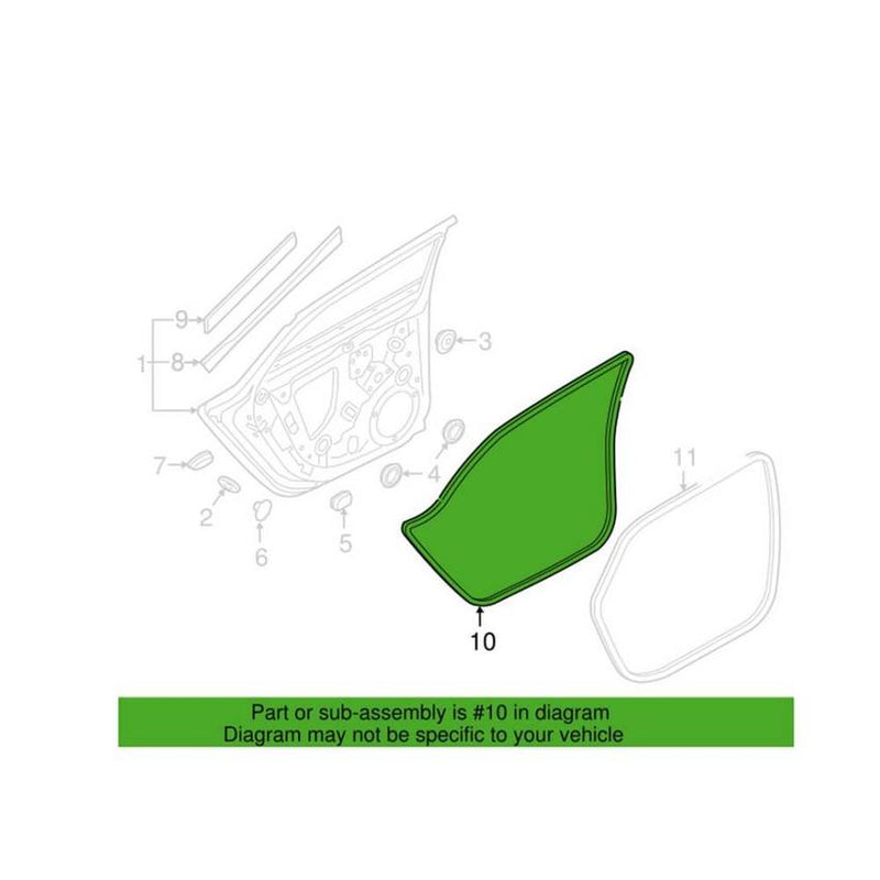 Door Seal – Rear Passenger Side Outer