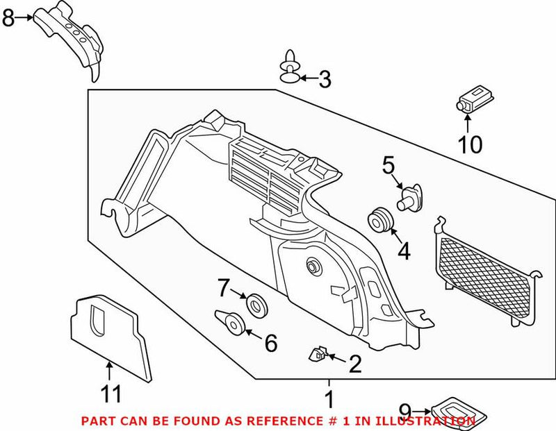 Trunk Trim Panel – Rear Driver Side