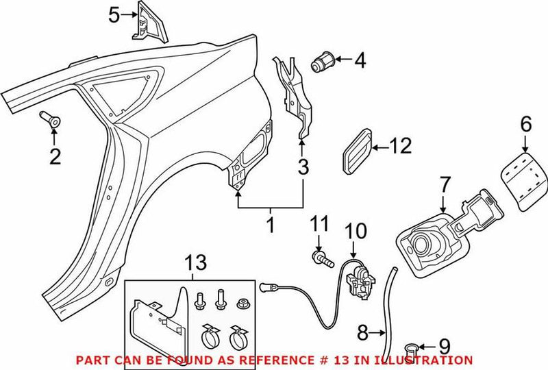 Genuine VW/Audi Mud Flap Kit – Rear 8W6075106