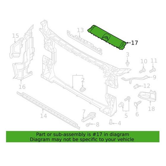 Radiator Support Cover – Upper