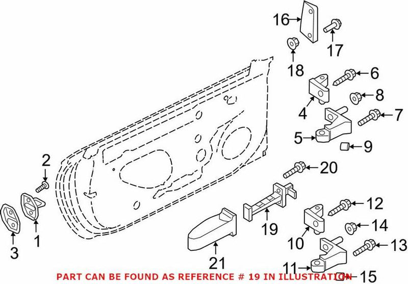 Genuine VW/Audi Door Check – Front 8W6837249