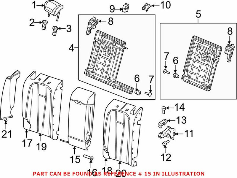 Seat Armrest – Rear