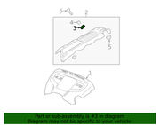 Genuine Porsche parts diagram