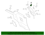 Part can be found as reference #6 in illustration