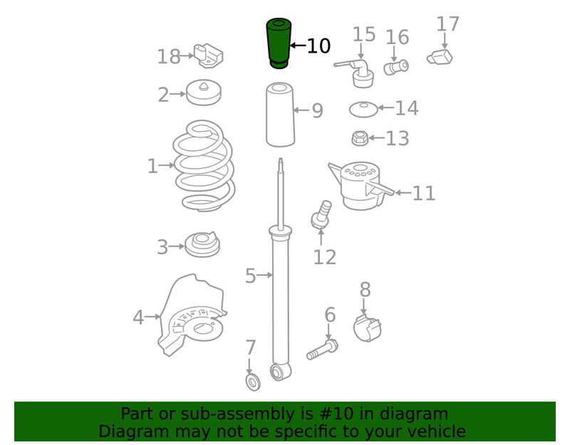 Genuine Porsche parts diagram