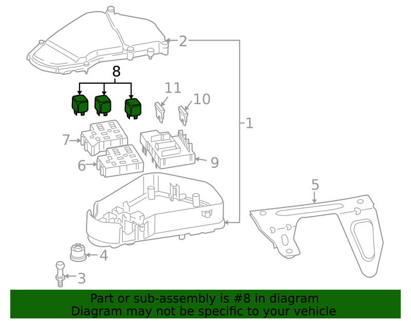 Genuine Porsche parts diagram