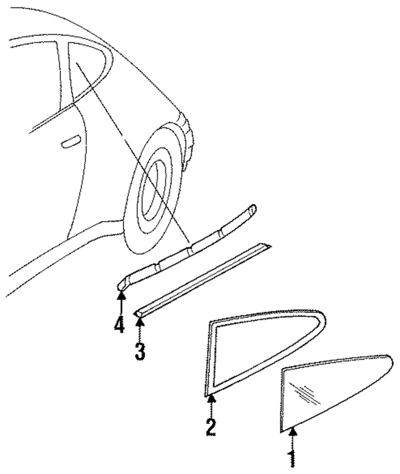 Genuine Porsche parts diagram