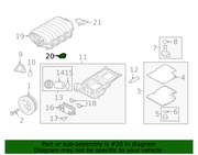Genuine Porsche parts diagram