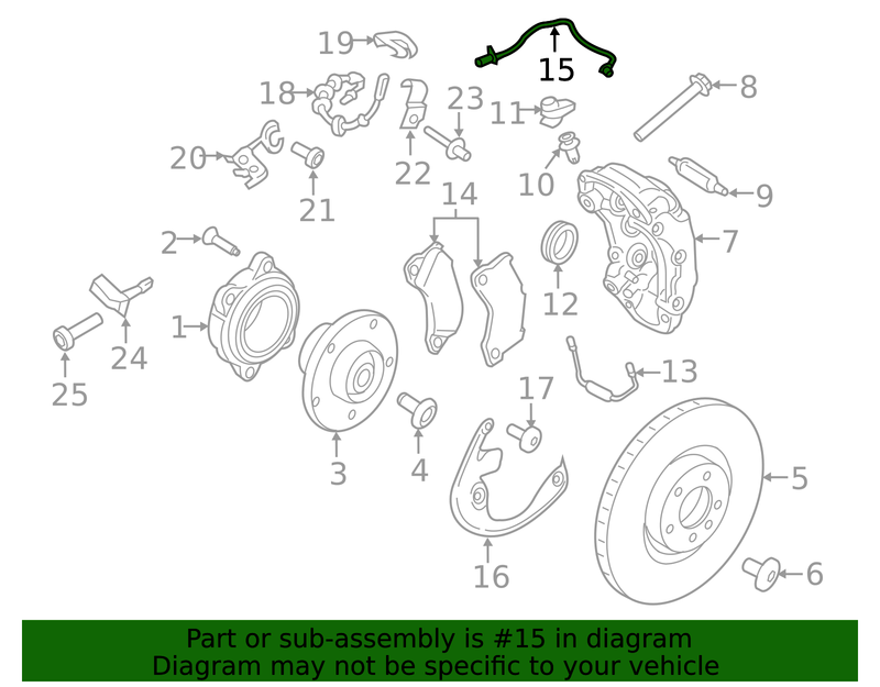 Genuine Porsche parts diagram