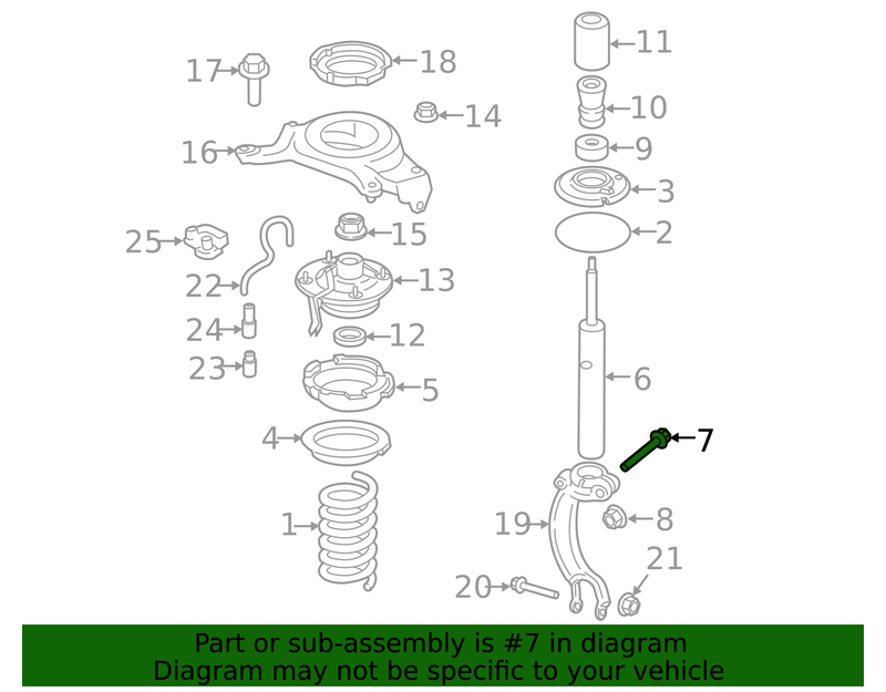 Genuine Porsche parts diagram