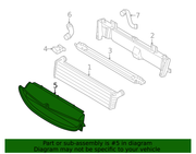Genuine Porsche parts diagram