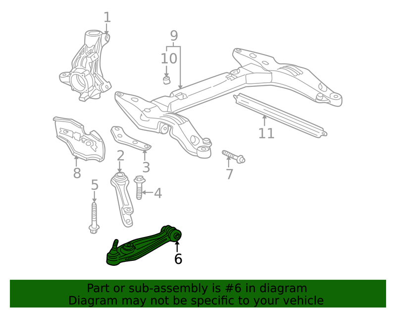 Genuine Porsche parts diagram