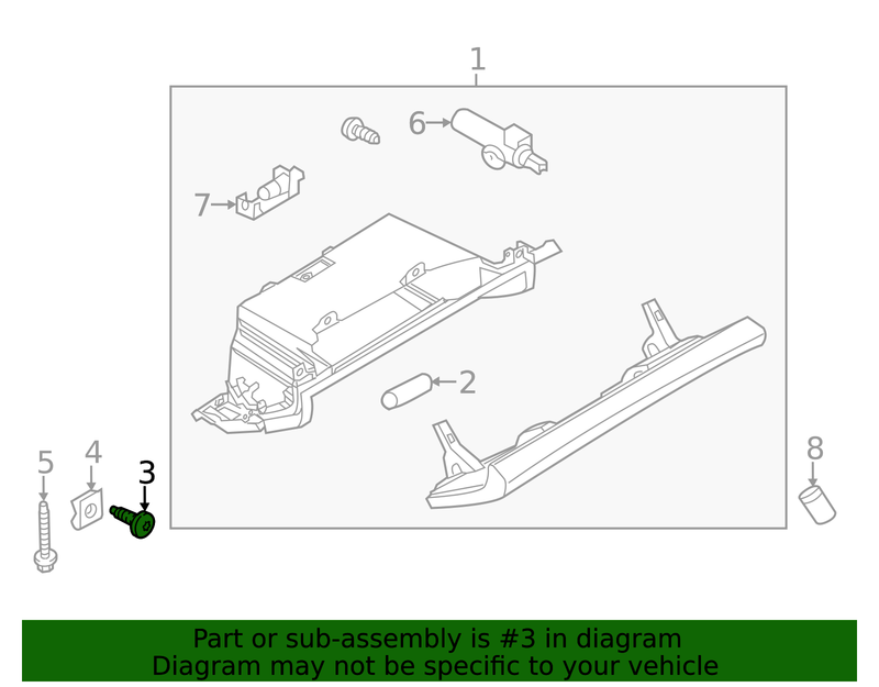 Genuine Porsche parts diagram