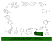 Part can be found as reference #6 in illustration