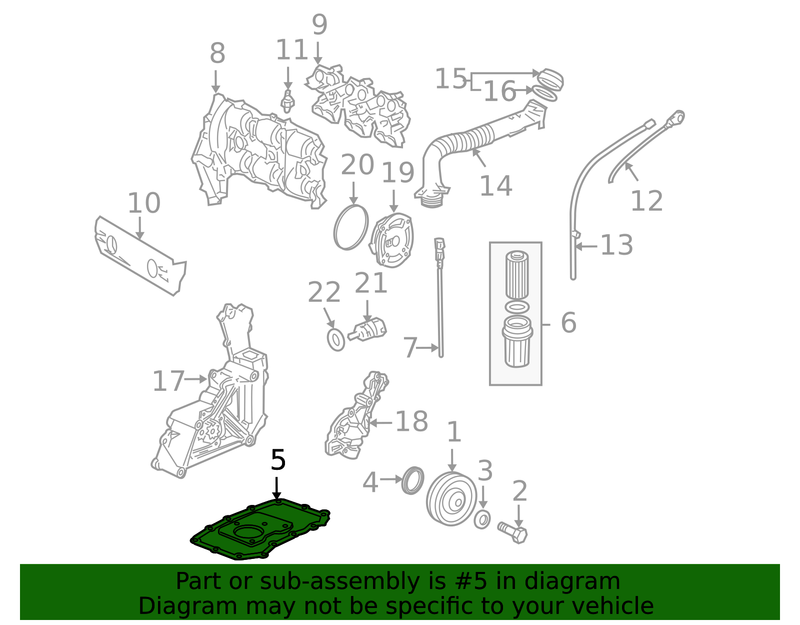 Genuine Porsche parts diagram