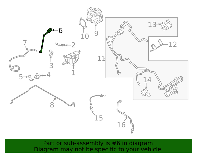 Genuine Porsche parts diagram