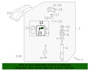 Genuine Porsche parts diagram