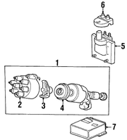 Genuine Porsche parts diagram