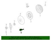 Genuine Porsche parts diagram