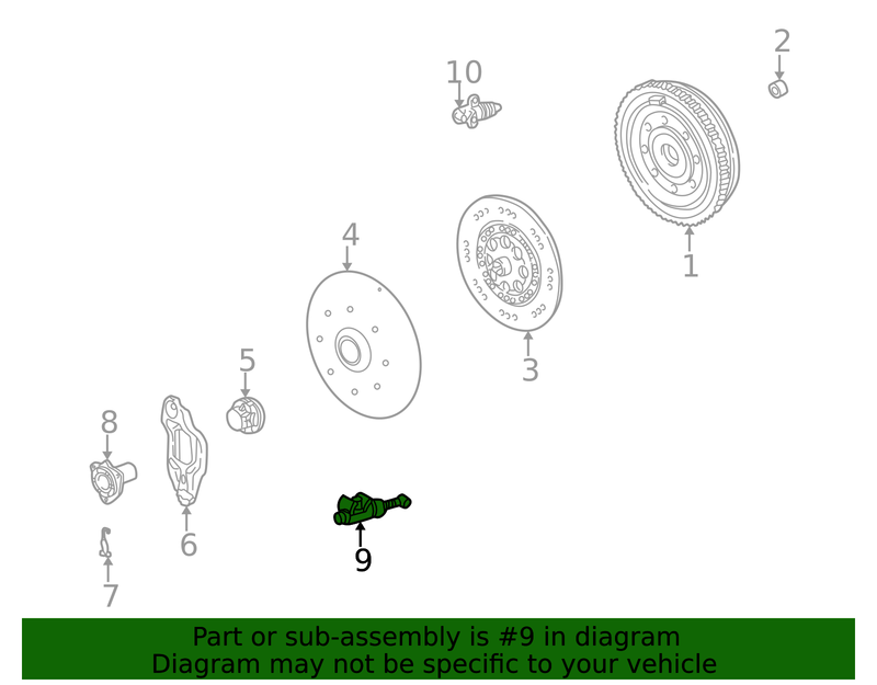 Genuine Porsche parts diagram