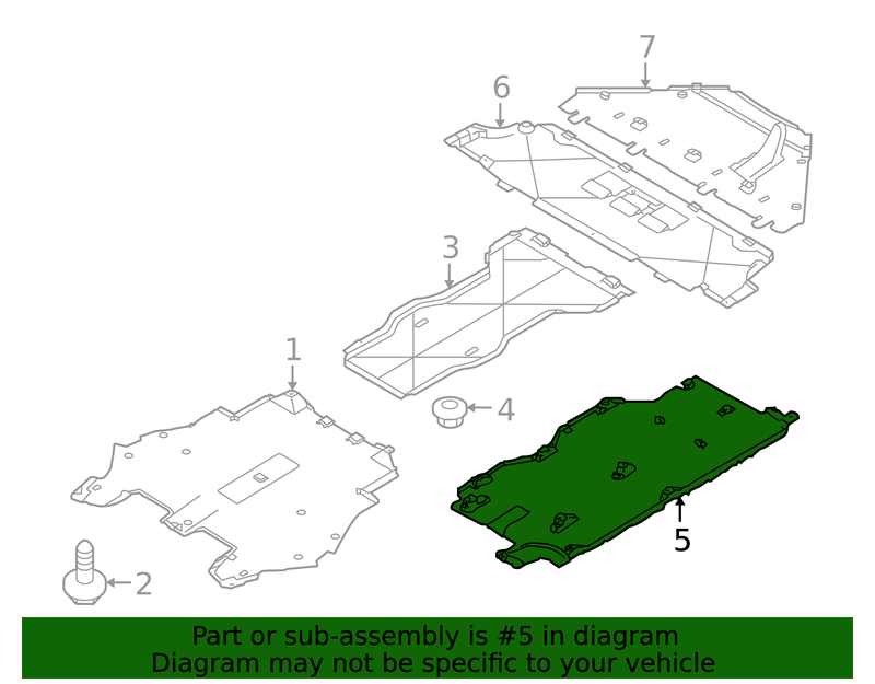 Genuine Porsche parts diagram