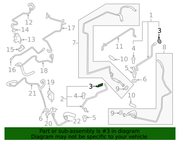 Genuine Porsche parts diagram