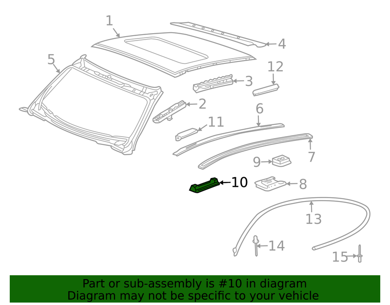 Genuine Porsche parts diagram