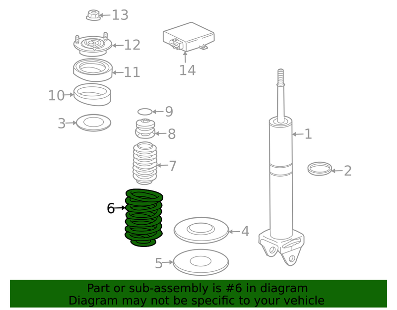 Genuine Porsche parts diagram