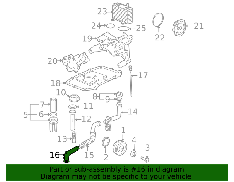 Genuine Porsche parts diagram