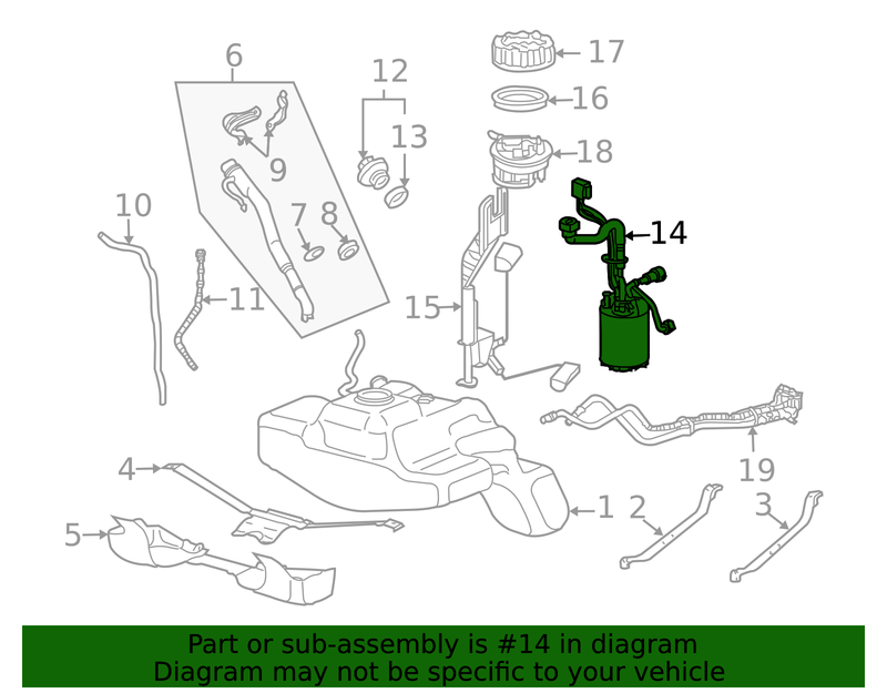 Genuine Porsche parts diagram