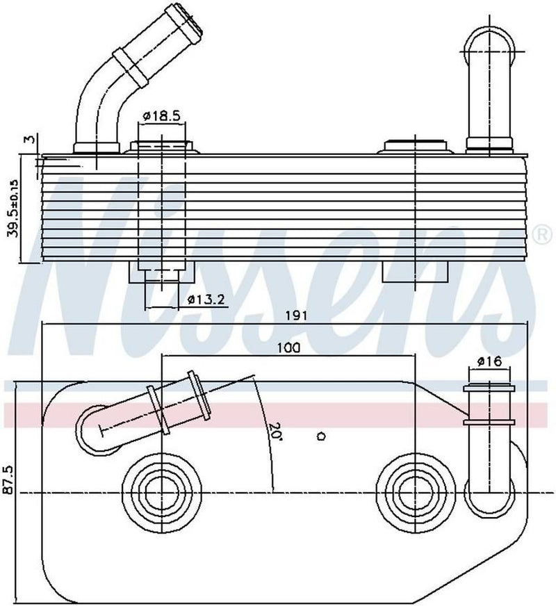 VW Automatic Transmission Oil Cooler – Nissens 90667