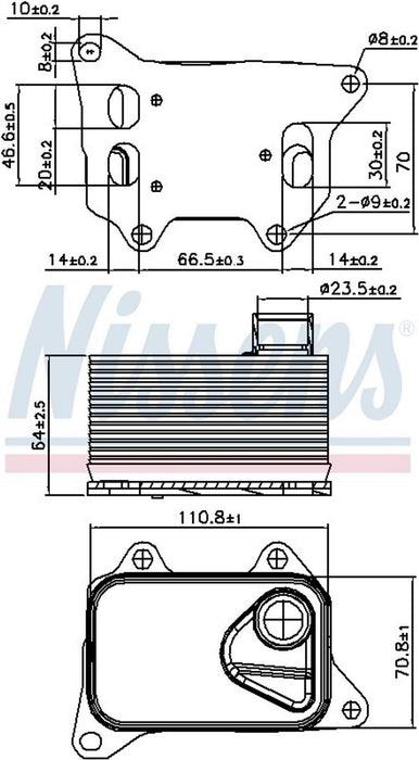 Audi VW Engine Oil Cooler 90914 – Nissens