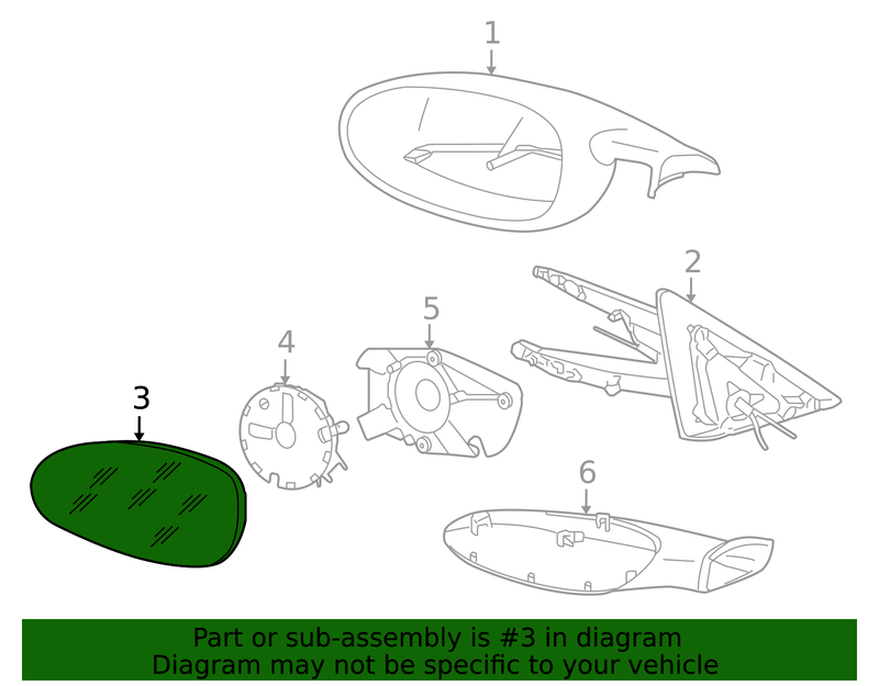 Genuine Porsche parts diagram