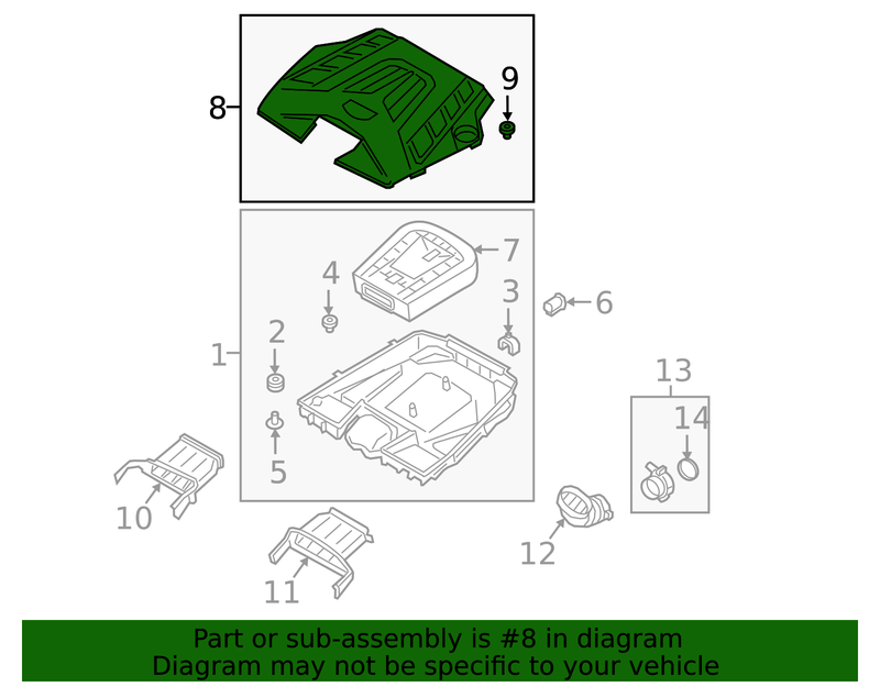 Part can be found as reference #8 in illustration