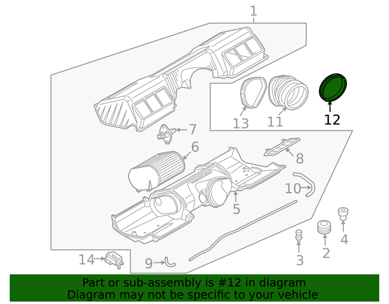 Genuine Porsche parts diagram