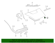 Genuine Porsche parts diagram