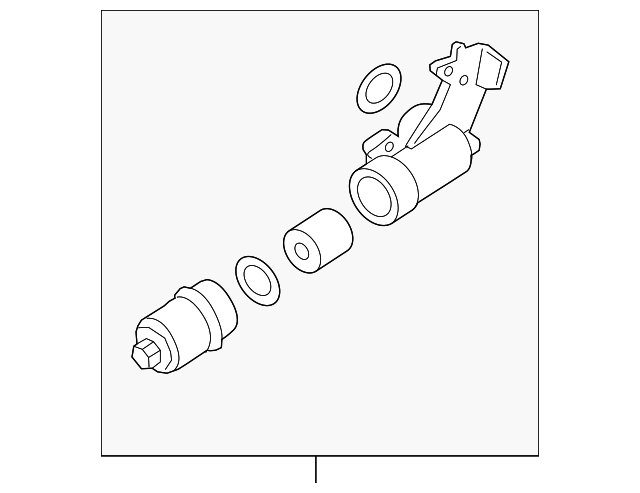 Genuine Porsche parts diagram