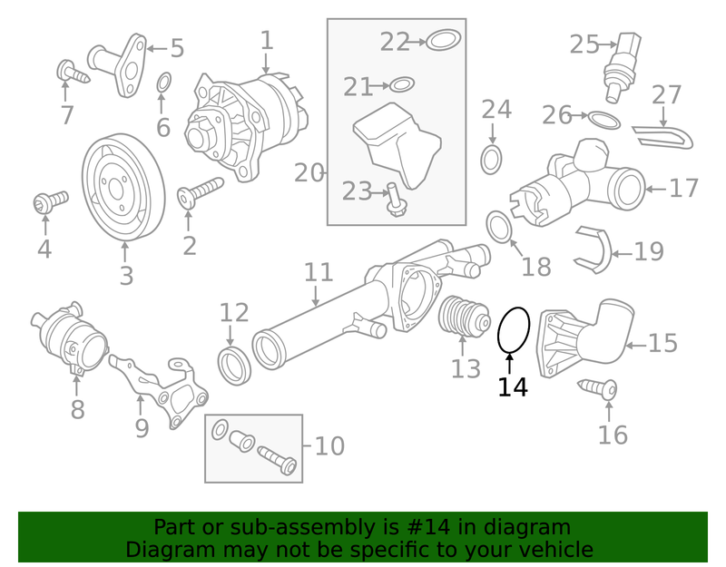 Genuine Porsche parts diagram