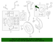Genuine Porsche parts diagram