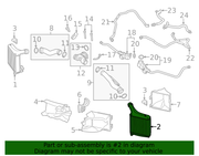 Genuine Porsche parts diagram