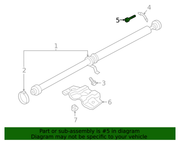 Genuine Porsche parts diagram