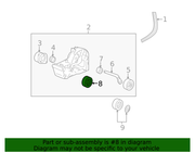Genuine Porsche parts diagram